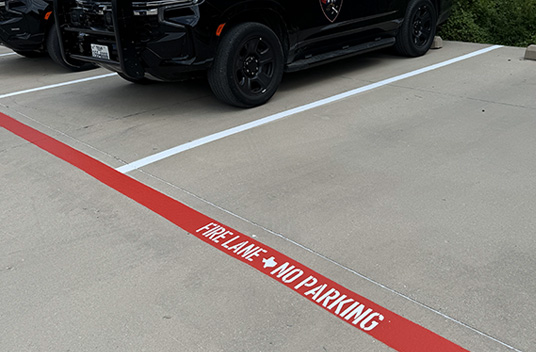 Fire Lane Marking - Dallas